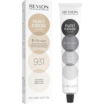 Barva na vlasy Revlon-Professional Barva-a-odstin-vlasu Nutri-Color-Filters931 Light Beige 100 ml (2 160,00 Kč / 1 l)
