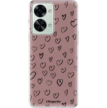 Pouzdro na mobilní telefon Odolné silikonové pouzdro iSaprio - Heart Dark - OnePlus Nord 2T 5G