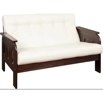 Dřevěné dvojkřeslo potah eko kůže Jandre