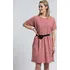 Dámské šaty CityZen Anna šaty volného střihu pudrové