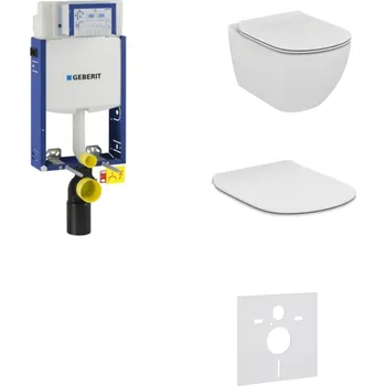 AKČNÍ SET 4v1 Geberit Kombifix ECO 110.302.00.5 + WC mísa IDEAL STANDARD Tesi