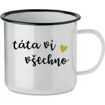 TÁTA VÍ VŠECHNO - bílý plecháček 350 ml