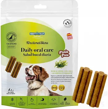 Pamlsek pro psa Mediterranean Funkcional snack ORAL CARE (GRAIN FREE) 110g
