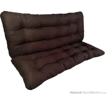 Podsedák polstr na houpačku 180 cm hnědý, polstry na zahradní nábytek lkv