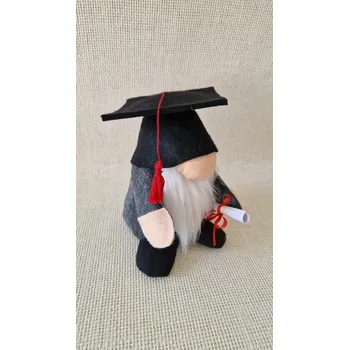 Skřítek - absolvent v černé