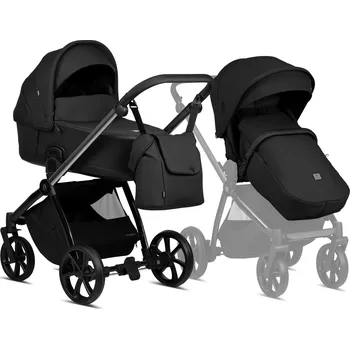 Kočárek TUTIS Kočárek Mio3+ 2v1 Black Edition, Obsidian