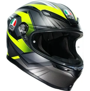 Helma na motorku AGV přilba K-6 Excite matt camo/fluo yellow - MS