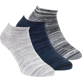 Pánské ponožky Letní nízké bambusové melírované sneaker ponožky RS 43-46 mix barev