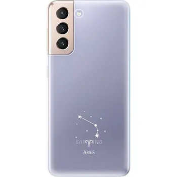 Telefonní příslušenství Odolné silikonové pouzdro iSaprio - čiré - Beran - Samsung Galaxy S21