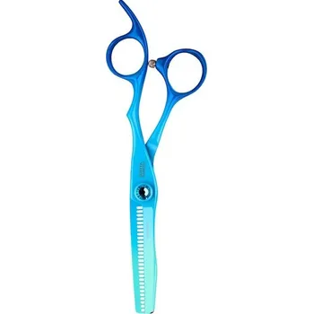 Kadeřnické nůžky Olivia-Garden Kadernicke-nuzky PowerCutEvropská verze s 28 zubyModelářské nůžky 6,0" RH duhově modré 1 Stk. (3 563,00 Kč / 1 ks.)