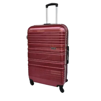 LAMER Cestovní kufr velký karbon, červený