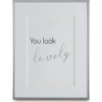 Rám na obraz Hama portrétový rámeček SASSY, 13x18 cm, stříbrná lesklá