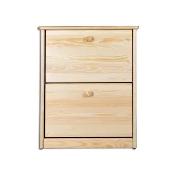 Dřevěný botník MB 84 borovice masiv