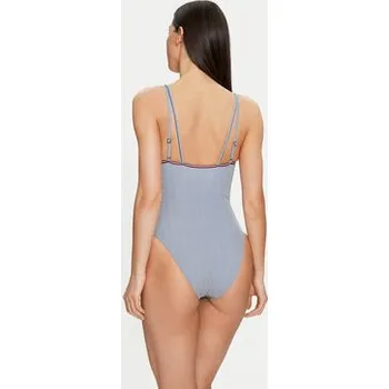 Dámské plavky Tommy Hilfiger Jednodílné plavky UW0UW05328 Modrá XS