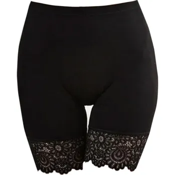 Dámské oblečení PeSaiL Dámské kalhotky s nohavičkou krajka - Ouno Barva: Černá, Velikost: L
