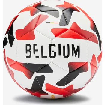 KIPSTA Fotbalový míč Belgie velikost 5 2024 5 BÍLÁ|ČERNÁ|ČERVENÁ