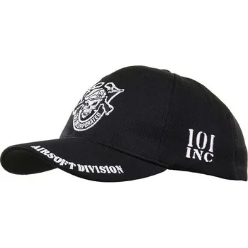 Čepice 101INC Čepice dětská S LEBKOU FlexFit ČERNÁ