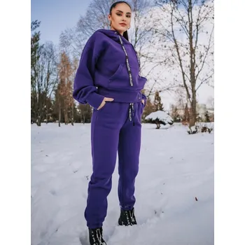 Dámské oblečení Tepláková VERSABE souprava WANESS fialová, VELIKOST L/XL