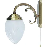 Rabalux Annabella nástěnné svítidlo 1x40 W bílá-mosaz 8631