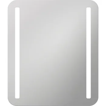 Zrcadlo Dubiel Vitrum Lotus zrcadlo 60x70 cm obdélníkový s osvětlením 5905241003535