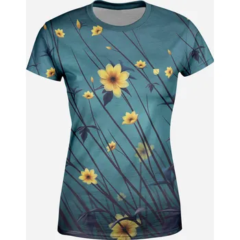 UTOPY Dámské sportovní tričko Yellow Aster Velikost: 5XL