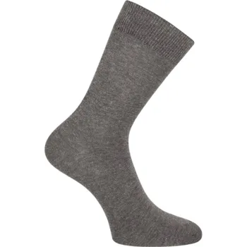 Pánské ponožky Trepon České pánské ponožky NORTH vel. 26-27,28-29,30-31 (EUR 39-40,41-42, 43-44) tmavě šedý melír