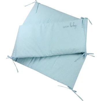 Příslušenství pro dětskou postel a kolébku enie baby Mantinel bavlněné DOTS blue