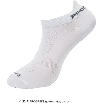 Pánské ponožky ponožky Progress LOWLY bamboo bílé (ponožky Progress LOWLY bamboo bílé)