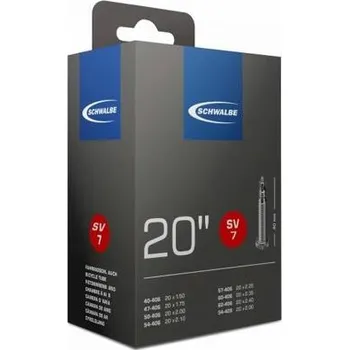 Duše na kolo duše SCHWALBE SV7 20"x1.50-2.40 (40/62-406) SV/40mm (duše SCHWALBE SV7 20"x1.50-2.40 (40/62-406) SV/40mm)