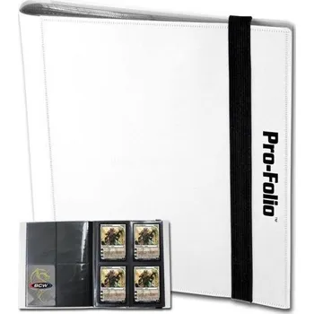 Obal pro sběratelský předmět BCW Stahovací album A5 Pro Folio, na 160 karet - bílé