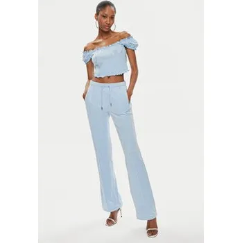 Dámská halenka Juicy Couture Halenka Brodie JCWCT23309 Světle modrá Regular Fit L