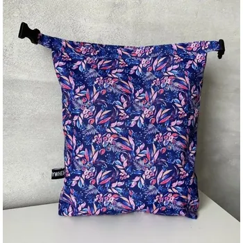 Školní sáček An-ywhere rolovací pytlík modrokvět