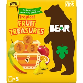 Bonbon BEAR Fruit Treasures Tropical mango/marakuja 5x 20 g