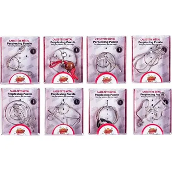 Hlavolam Kovový hlavolam 1ks - Obtížnost 1 (mix)