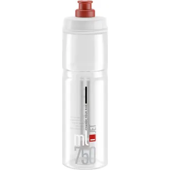 ELITE láhev JET 22' čirá/červené logo, 750 ml (Láhev na pití Elite JET 22' čirá/červené logo, 750 ml)