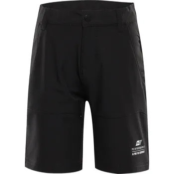 Chlapecké kraťasy Dětské softshellové šortky ALPINE PRO Bako černé Velikost: 152-158