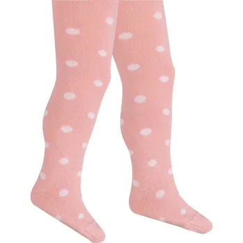 Dívčí oblečení Kojenecké vzorované punčocháče WOLA PUNTÍKY růžové Velikost: 62-74