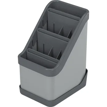 Příborník do zásuvky Černý stojan na příbory Metaltex Keep-Tex ID_1436553