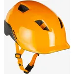 BTWIN Dětská cyklistická helma 500 S ORANŽOVÁ|ČERNÁ|ŽLUTÁ