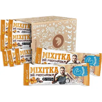 Mixit Proteinové Mixitky Jirky Procházky – Slaný karamel a čokoláda (9 ks)