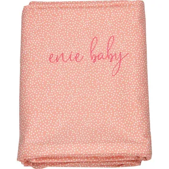 Povlečení enie baby Povlečení bavlněné DOTS coral 100x135 a 40x60 cm