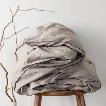 Povlečení TULULUM Lněný povlak na přikrývku COMFORT NATURAL Rozměr přikrývky: 140 x 220 cm