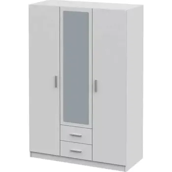 Šatní skříň Skříň INVITA typ 2 - bílá - SLEVA 3% s kodem radost25