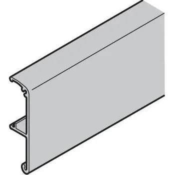 Interiérové dveře Krycí lišty pro dřevěné dveře a skleněné dveře profil F, délka 2m, stříbrný eloxovaný