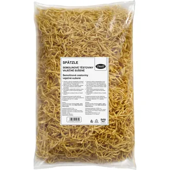 Spatzle - těstoviny semolinové vaječné sušené 2,5kg Vitana