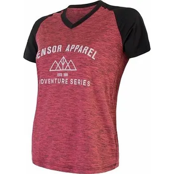 Sport dres krátký dámský SENSOR CYKLO CHARGER růžovo/černý (dres krátký dámský SENSOR CYKLO CHARGER růžovo/černý)