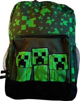 Dětský batoh Dětský batoh Minecraft Creeper 35 x 25 x 12 cm zelený