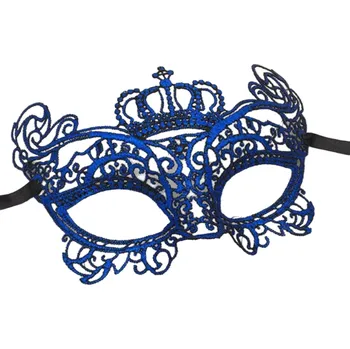 Karnevalová maska Amparo Miranda® Škraboška PM015B Blue