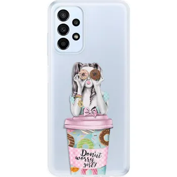 Pouzdro na mobilní telefon Odolné silikonové pouzdro iSaprio - Donut Worry - Samsung Galaxy A23 / A23 5G