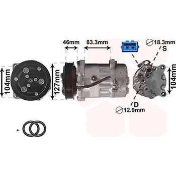 Kompresor klimatizace Kompresor, klimatizace VAN WEZEL 5800K050
